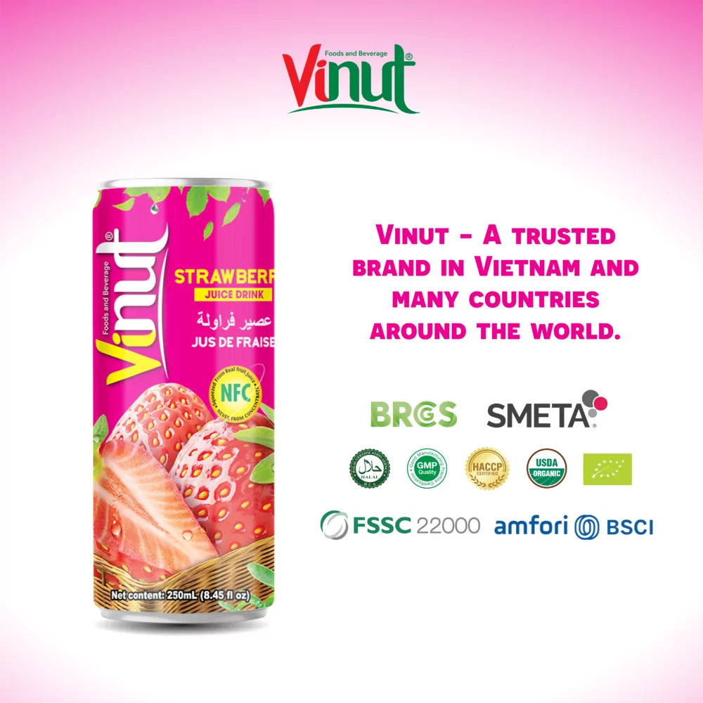 250ml Vinut Strawberry Juice 30 juice 4