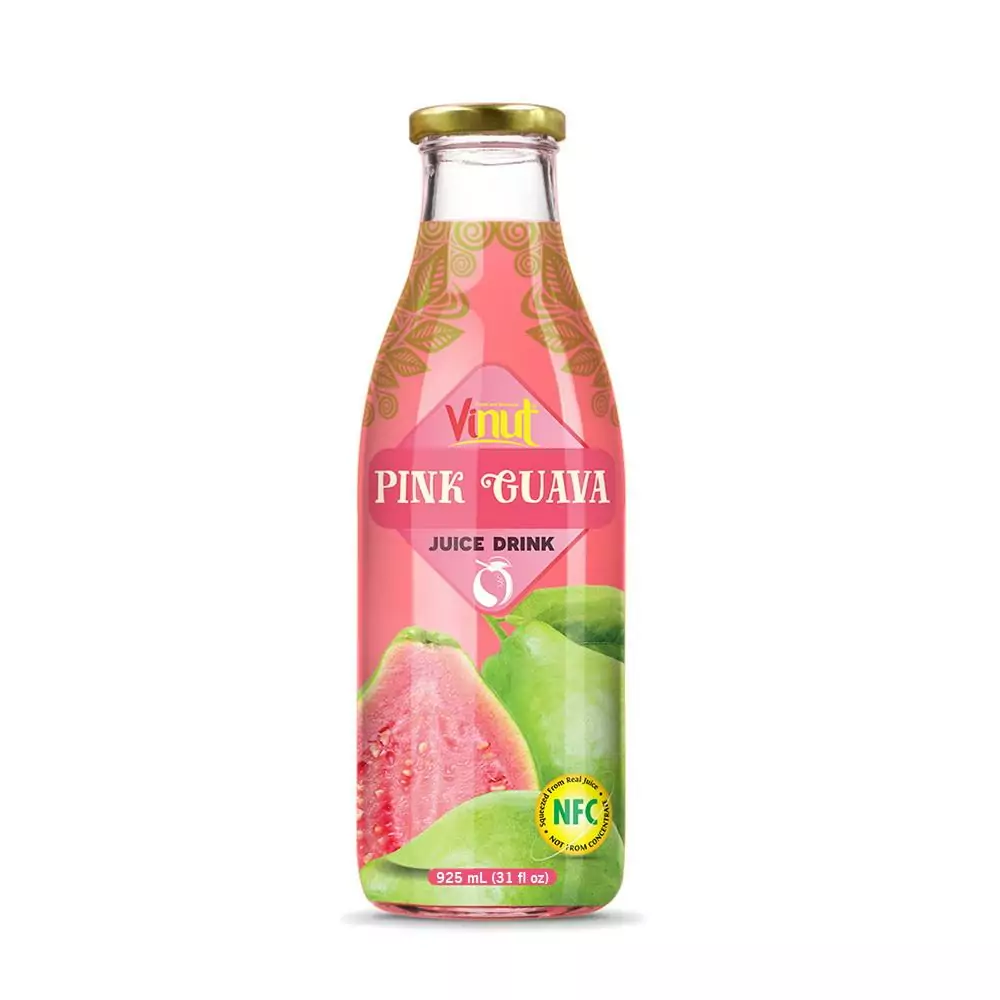 31 fl oz VINUT Bottle Pink Guava Juice Drink