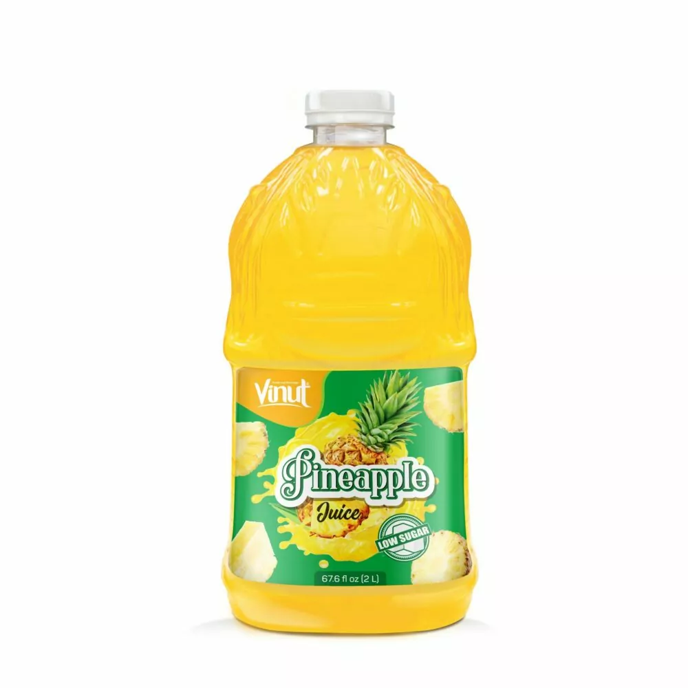 67.6 fl oz VINUT Low sugar Pineapple Juice 1 scaled