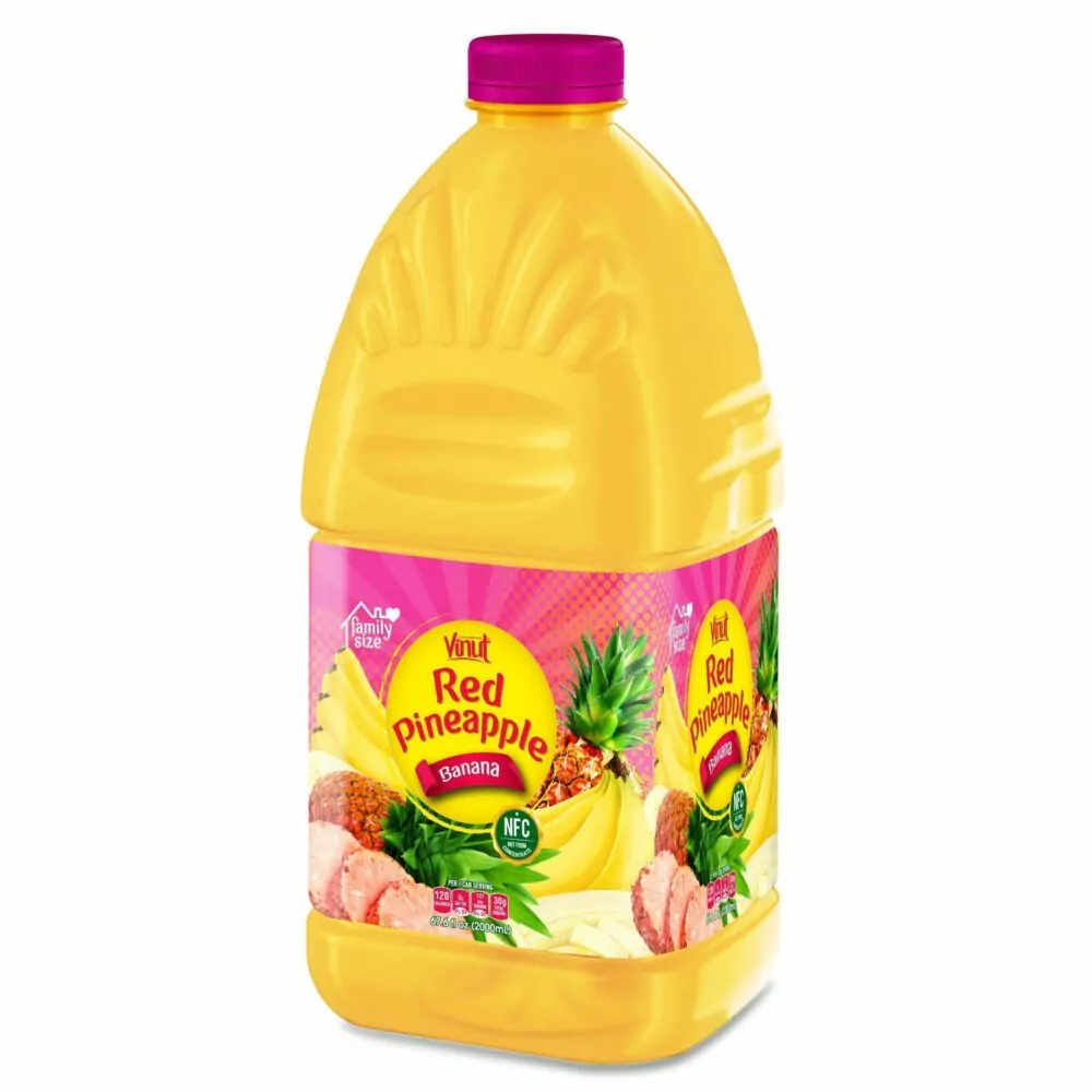 67.6 fl oz VINUT Red Pineapple Juice drink with Banana 1 scaled