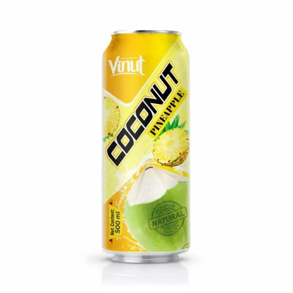 500ml VINUT Premium Coconut water with Pineapple