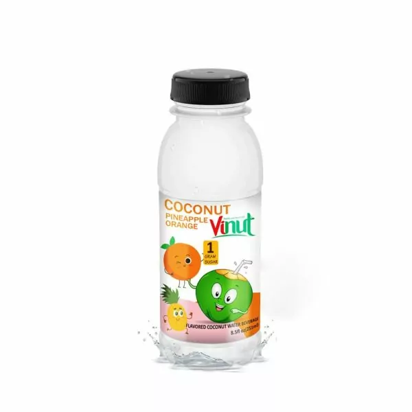 8.5 fl oz VINUT Coconut water with Pineapple & Orange for Kids