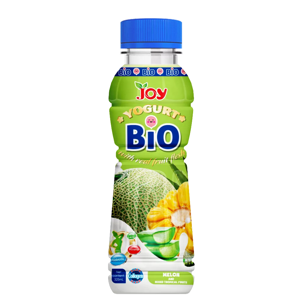 250ml Bottle Yogurt with Melon Mixed Tropical fruit