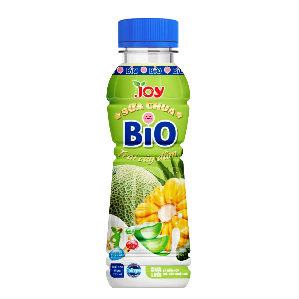 250ml Bottle Yogurt with Melon Mixed Tropical fruit vi