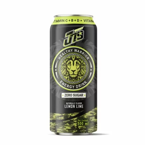 500ml VINUT Lemon lime Energy drink zero sugar