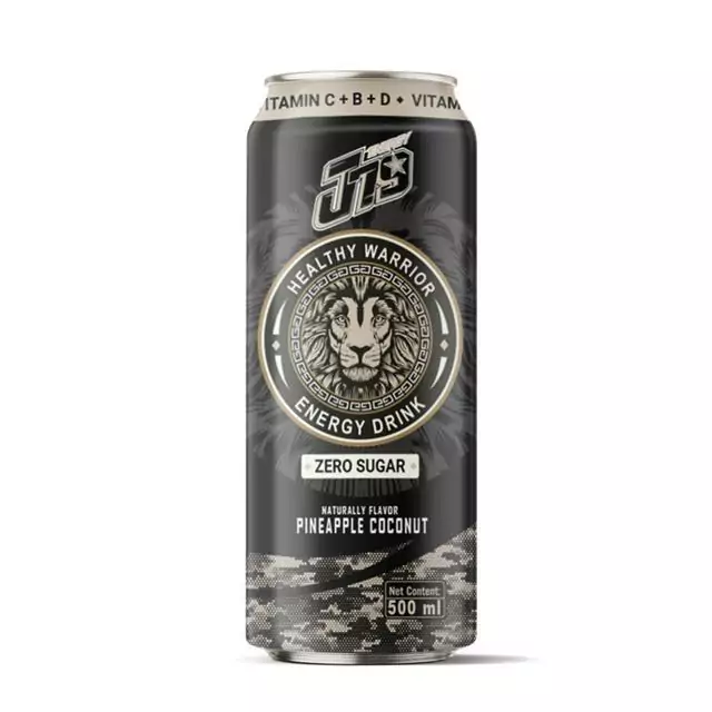 500ml VINUT Pineapple Energy drink zero sugar