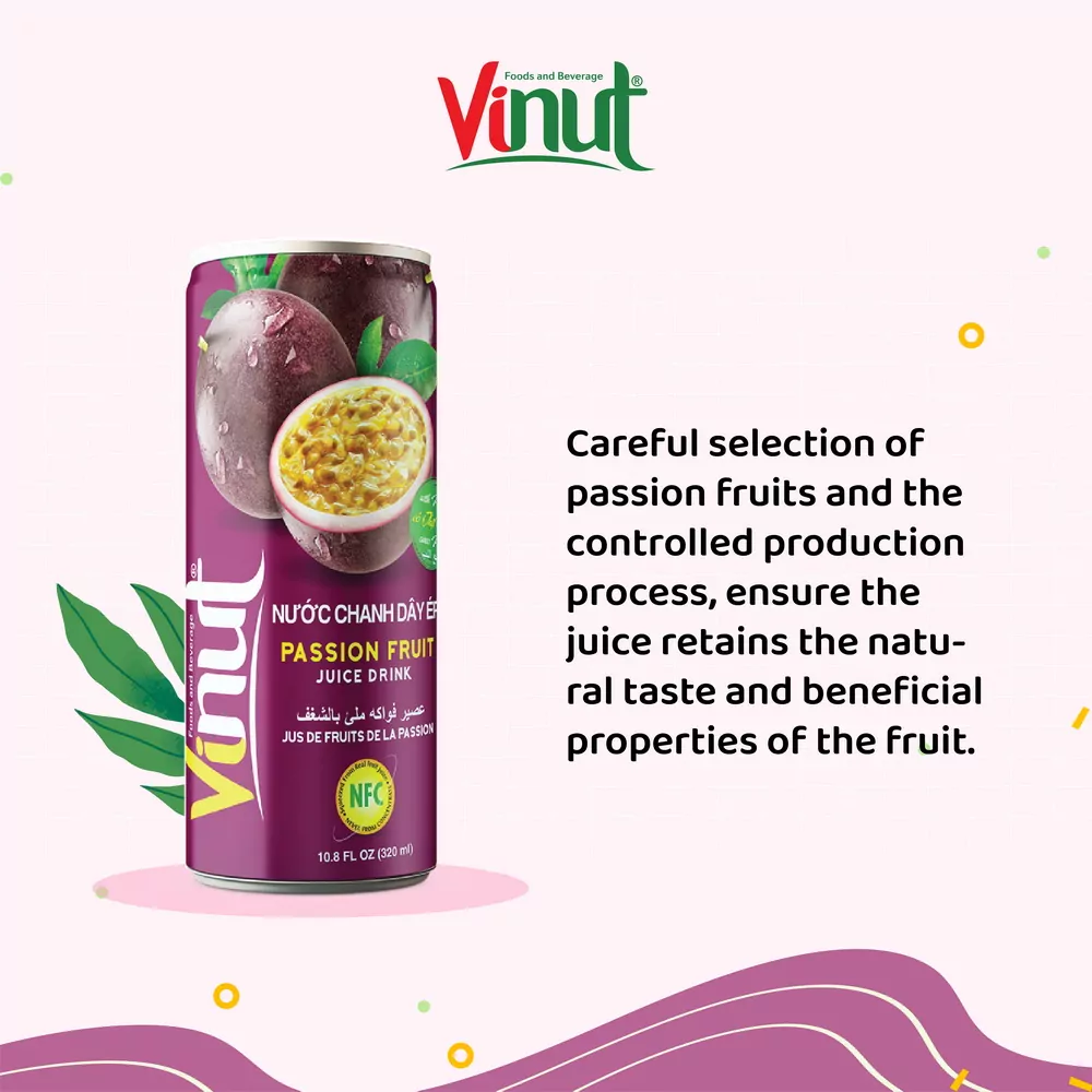 10.8 fl oz Vinut Passion Fruit Juice drink 30 Juice 3