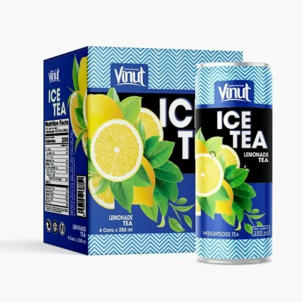 250ml Vinut 4 Cans Weight Loss iced Green tea Lemonade