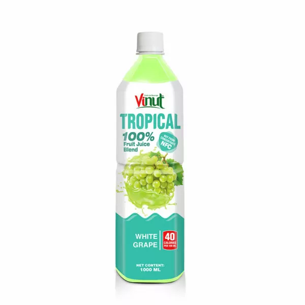 1L VINUT 100% Tropical White Grape Juice