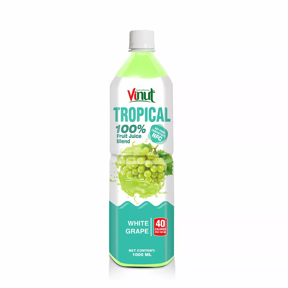 1L VINUT 100 Tropical White Grape Juice