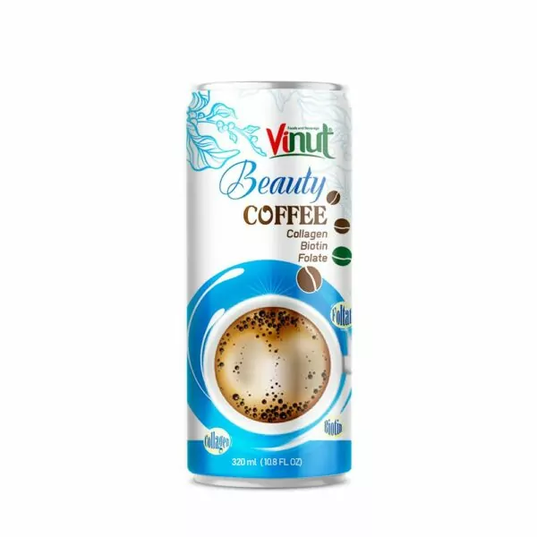 320ml VINUT Beauty Coffee drink with Collagen Biotin Folate