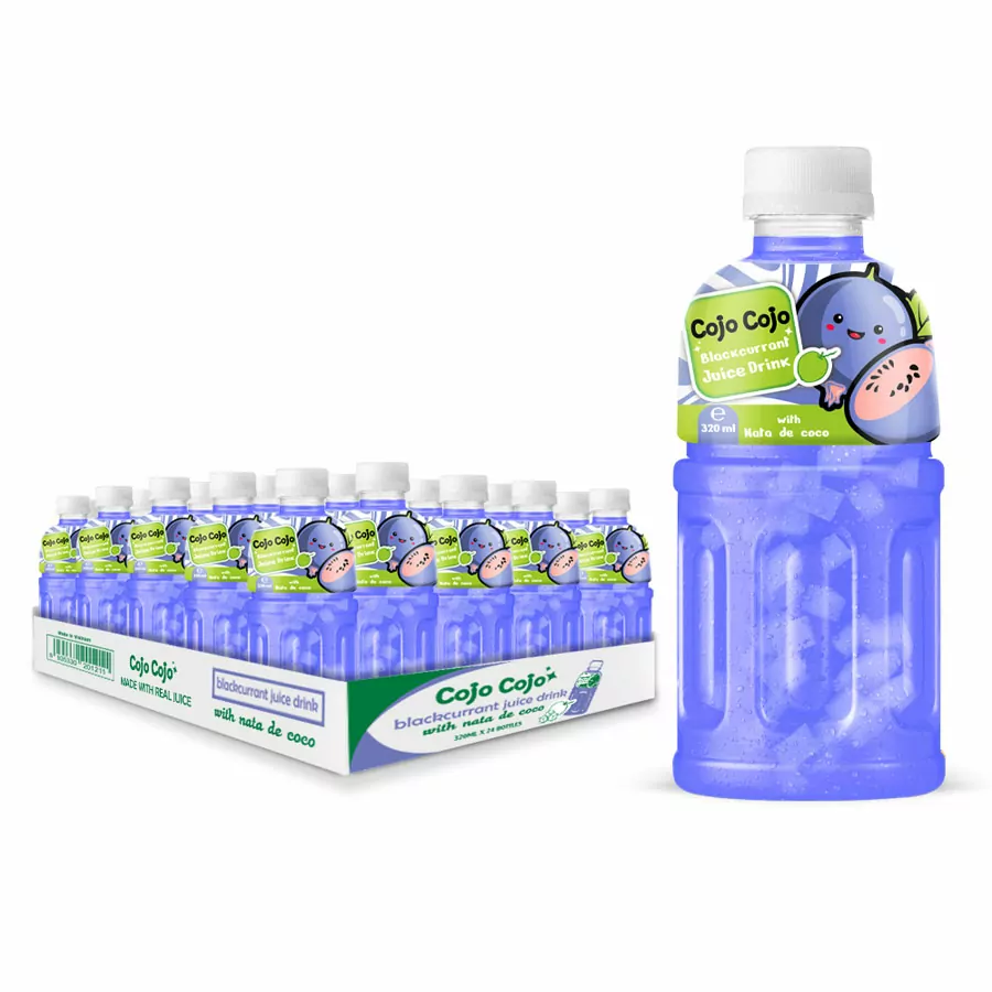320ml x24 Cojo Cojo Blackcurrant Juice with Nata de coco