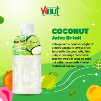 320ml Cojo Cojo Coconut water with Nata De Coco
