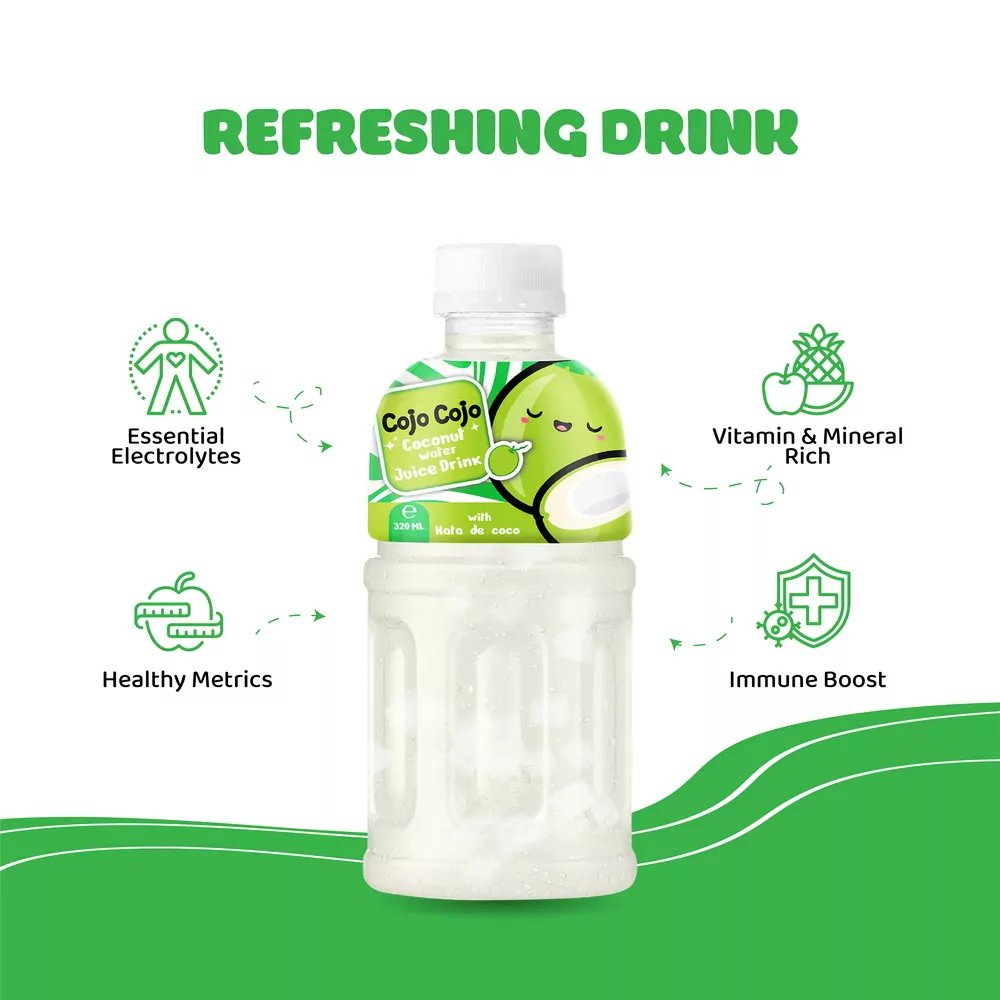320ml Cojo Cojo Coconut water with Nata De Coco