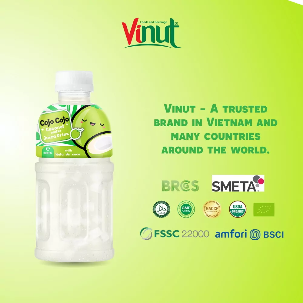 320ml Cojo Cojo Coconut water with Nata De Coco