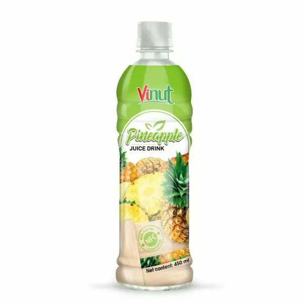 450ml VINUT Bottle NFC Pineapple Juice Drink