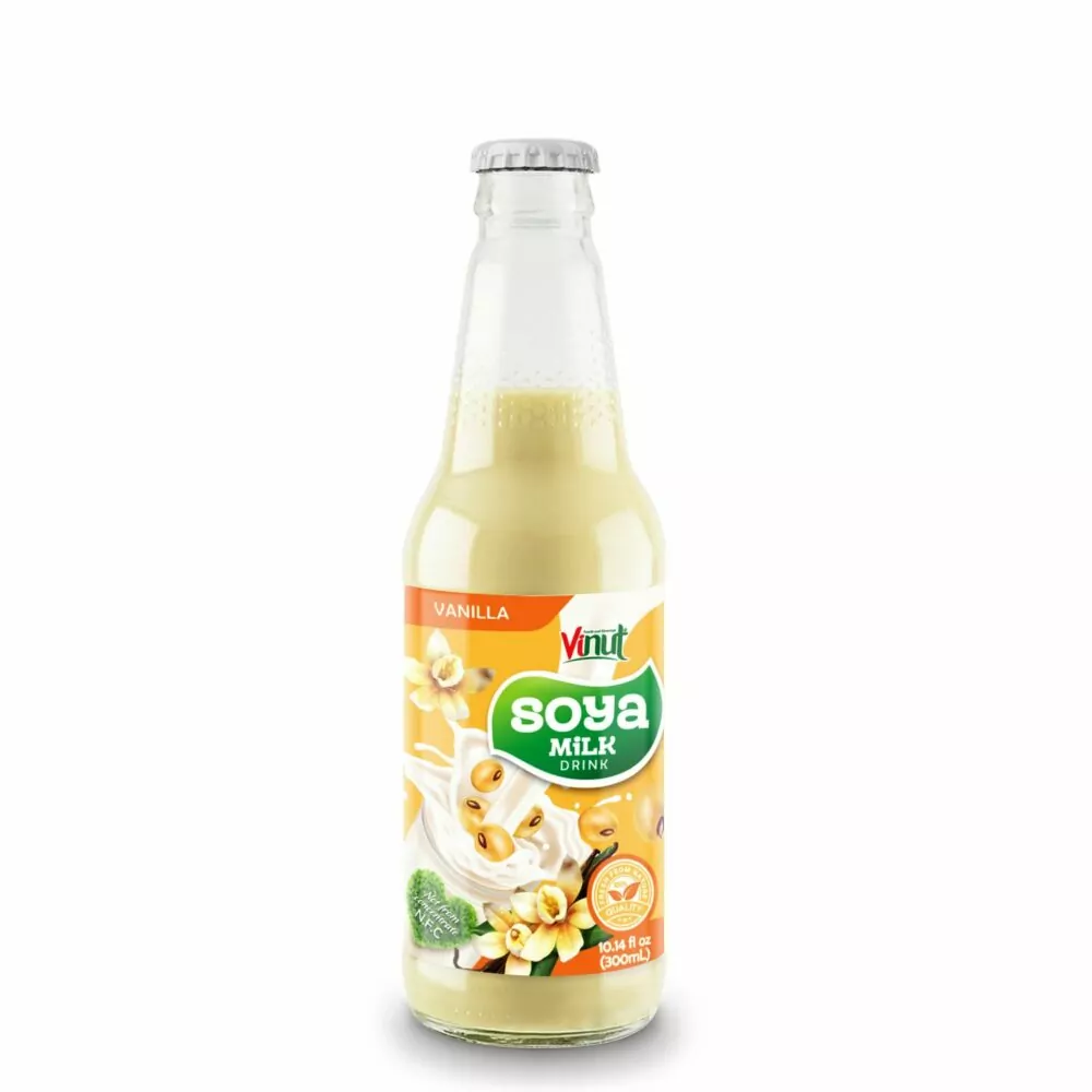 10.14 fl oz VINUT Original Soya Milk Drink with Vanilla - Image 1