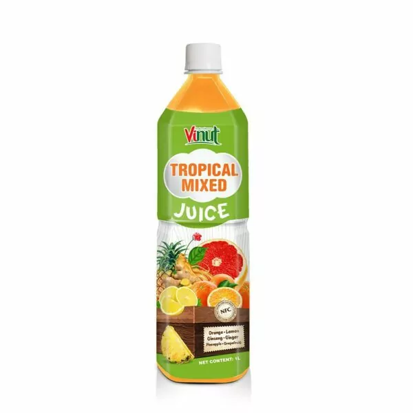 1000ml VINUT Tropical Mixed Juice Drink ( Orange, Lemon, Ginseng, Ginger, Pineapple, Grapefruit)
