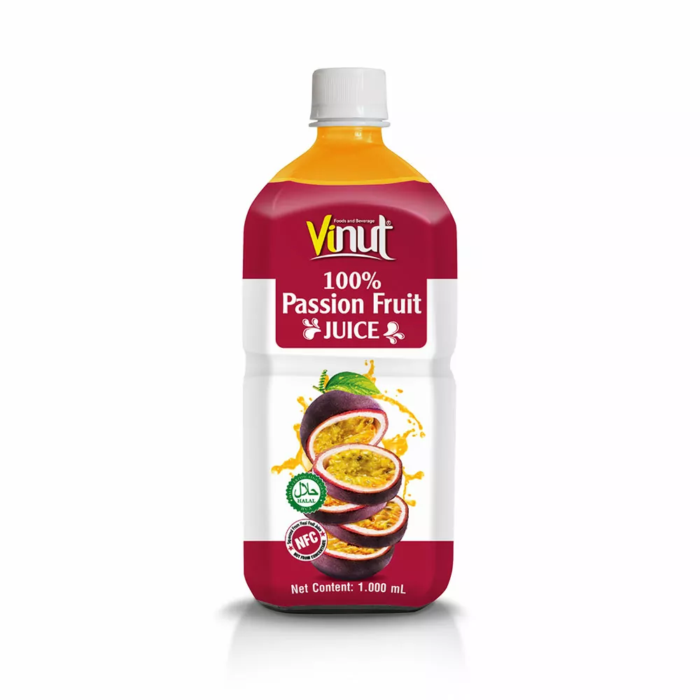 1L VINUT Bottle 100 Passion fruit Juice Drink