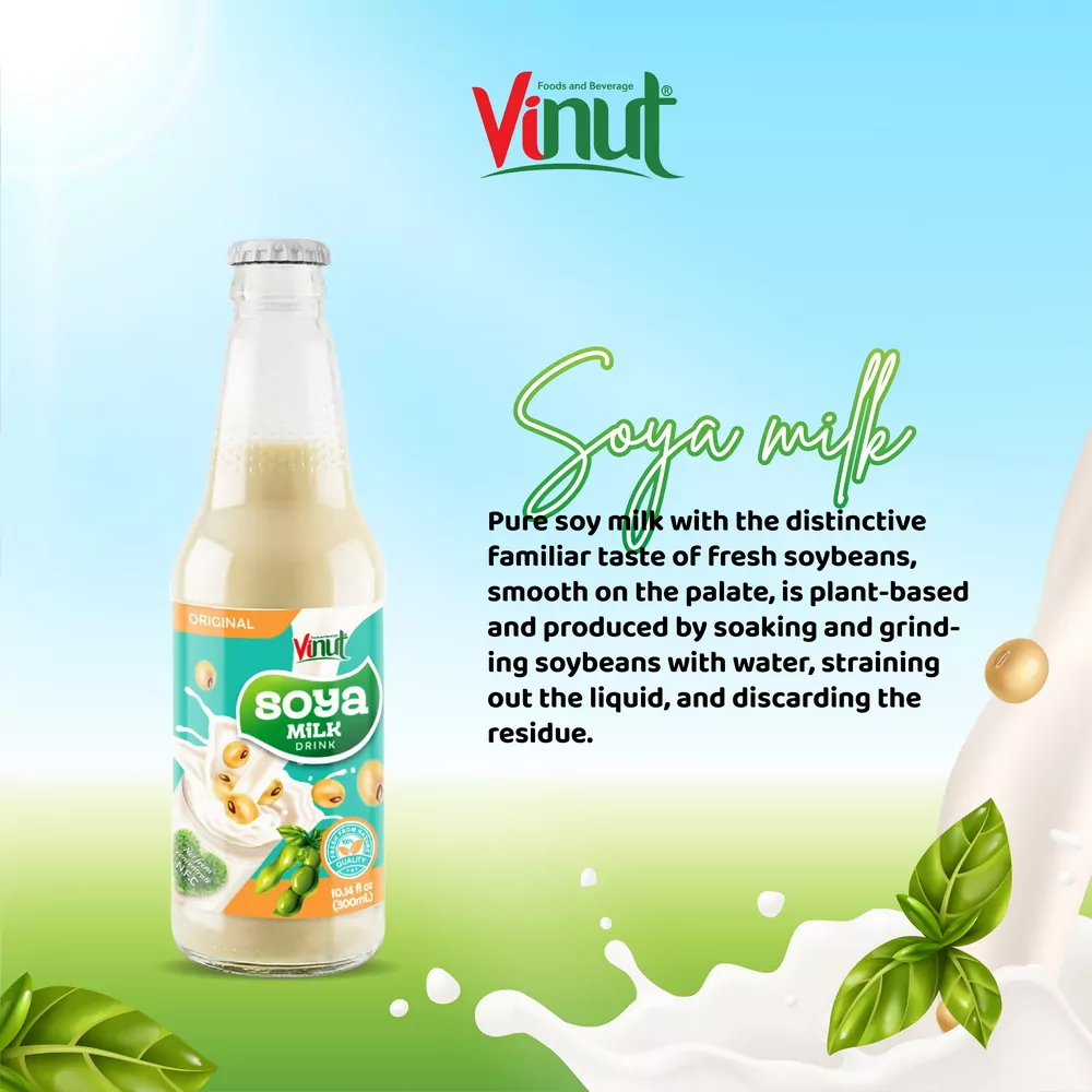 10.14 fl oz VINUT Original Soya Milk Drink with Vanilla - Image 3