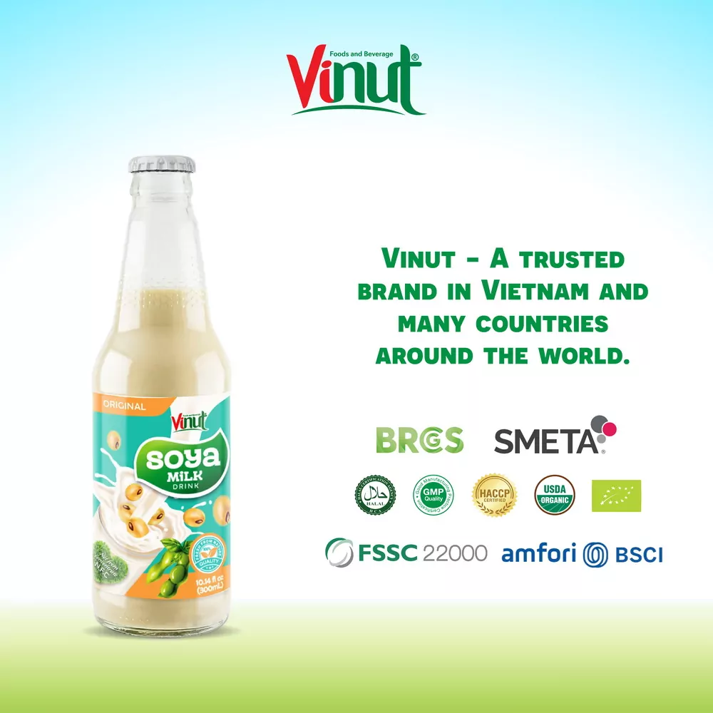 10.14 fl oz VINUT Original Soya Milk Drink with Vanilla - Image 5