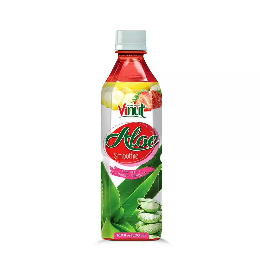 16.9 fl oz VINUT Aloe vera juice with Banana Strawberry