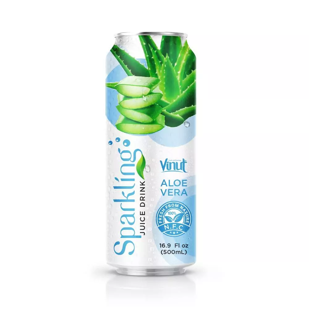 16.9 fl oz VINUT Sparkling Aloe Vera Juice Drink