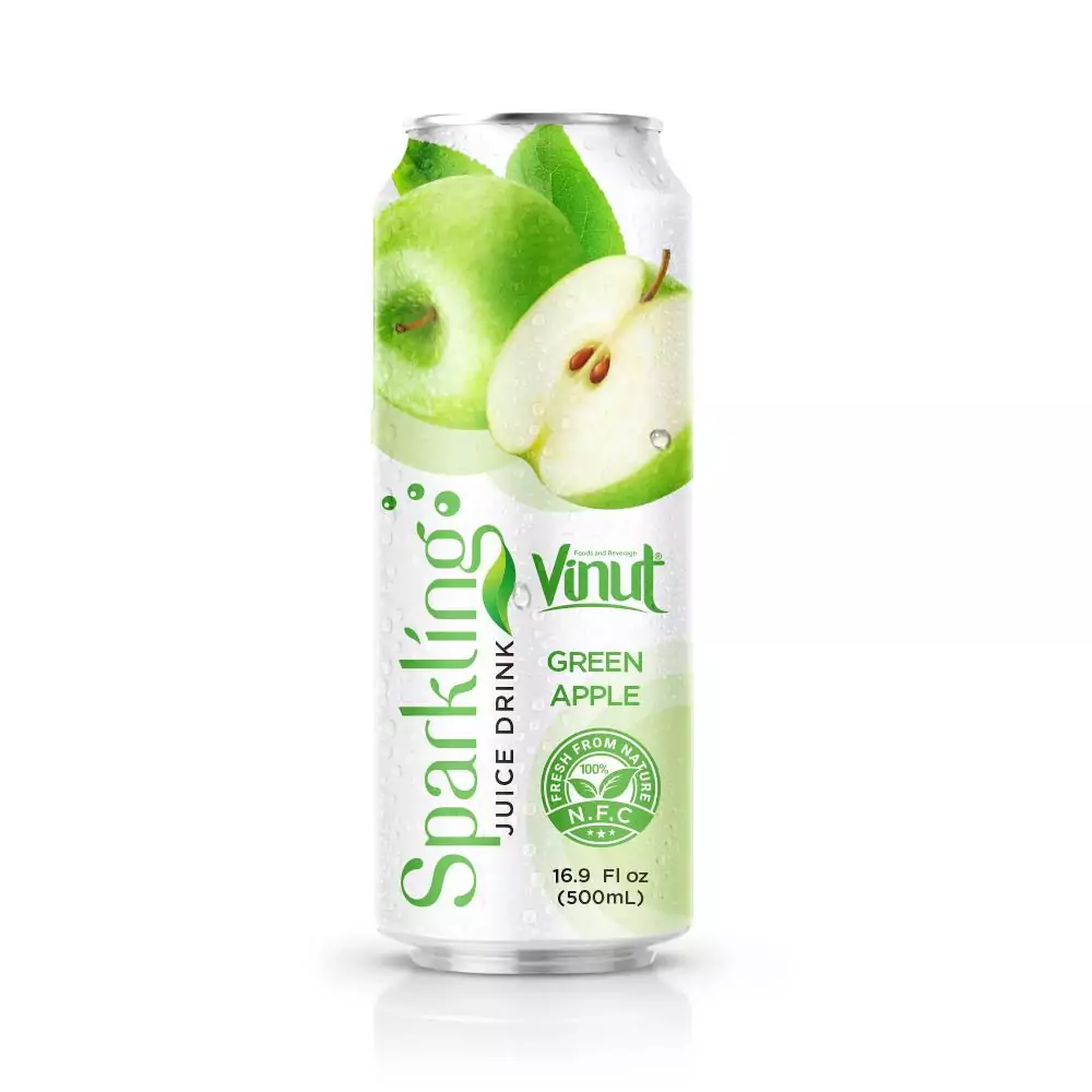16.9 fl oz VINUT Sparkling Green Apple Juice Drink