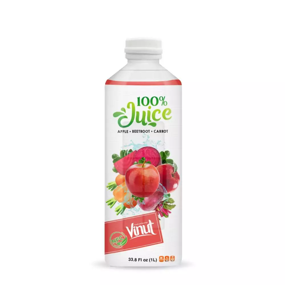 33.8 fl oz VINUT Bottled ABC Vegetable Juice Drink Apple Beeroot Carrot