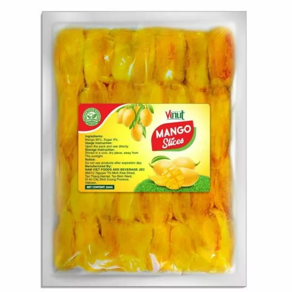 300G VINUT Zipper bag packing Natural Dried Mango Slices
