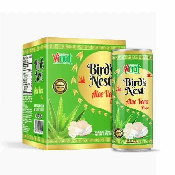 Box Bird's nest drink with Aloe vera juice (4 x 250ml)