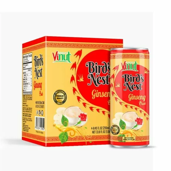 Box Bird's nest drink with Ginseng (4 x 250ml)