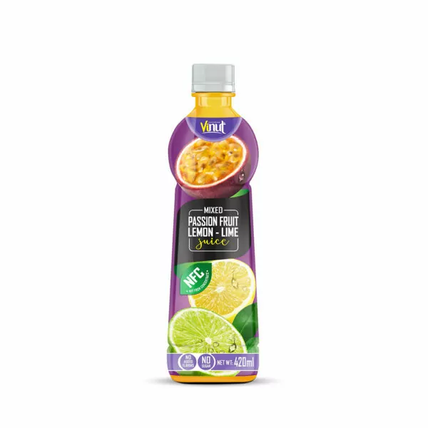 420ml VINUT Mixed Juice Drink( Passion Fruit, Lemon, Lime)