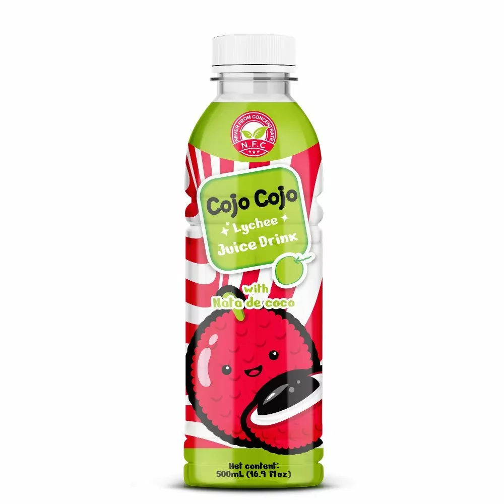500ml Cojo Cojo Lychee Juice Drink with Nata de coco