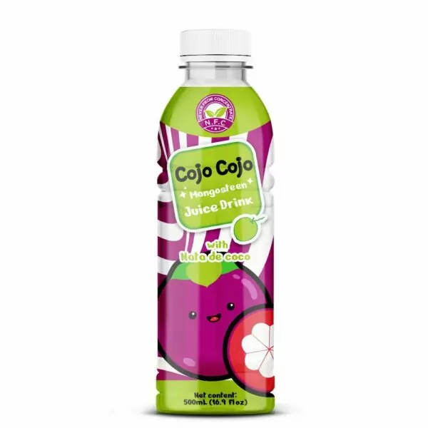 500ml Cojo Cojo Mangosteen Juice Drink with Nata de coco