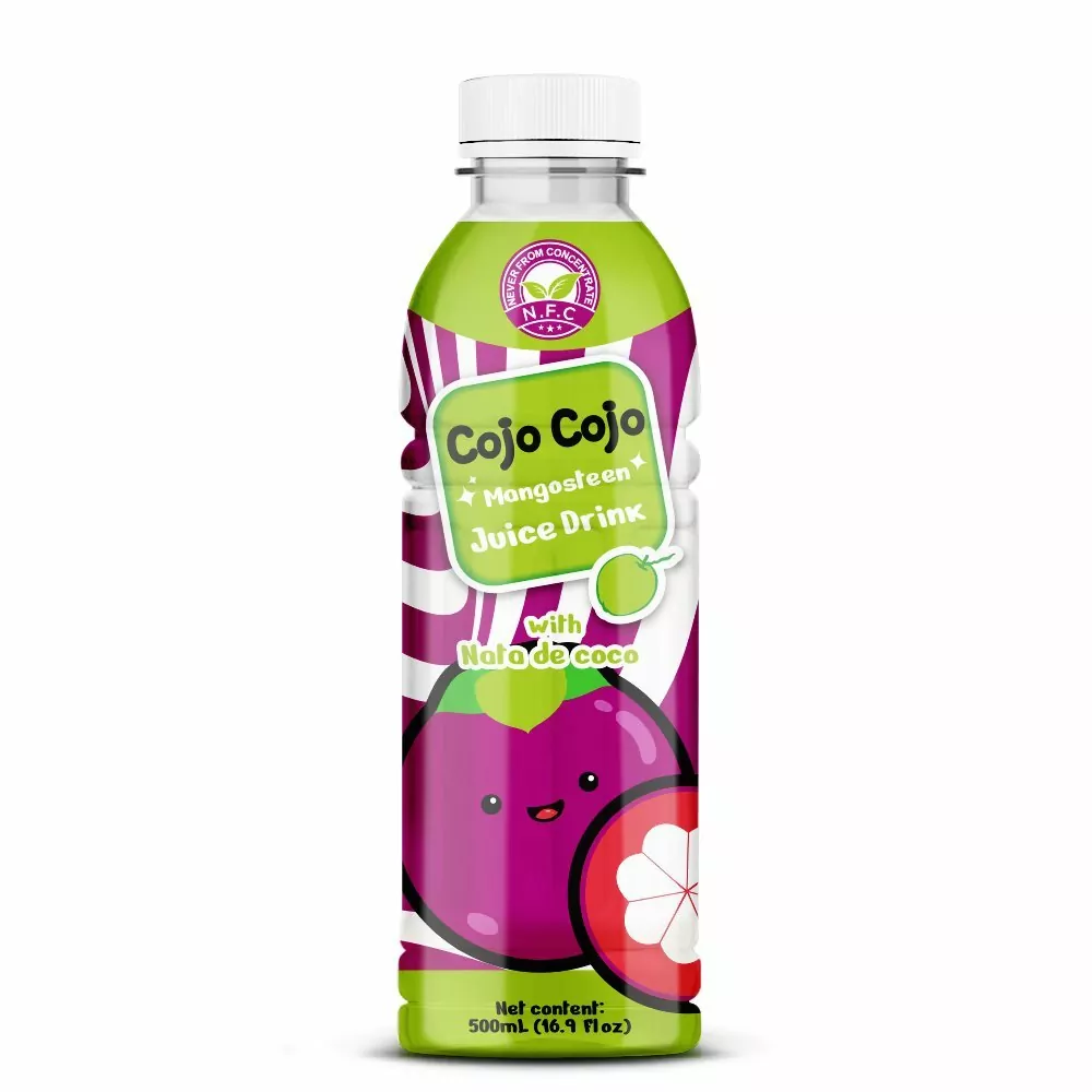 500ml Cojo Cojo Mangosteen Juice Drink with Nata de coco