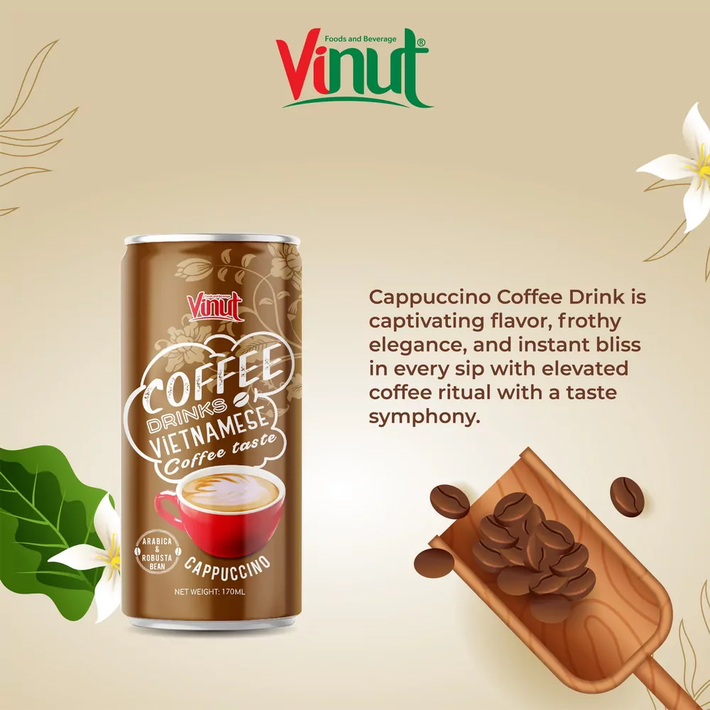 170ml VINUT Arabica & Robusta Coffee Cappuccino drink