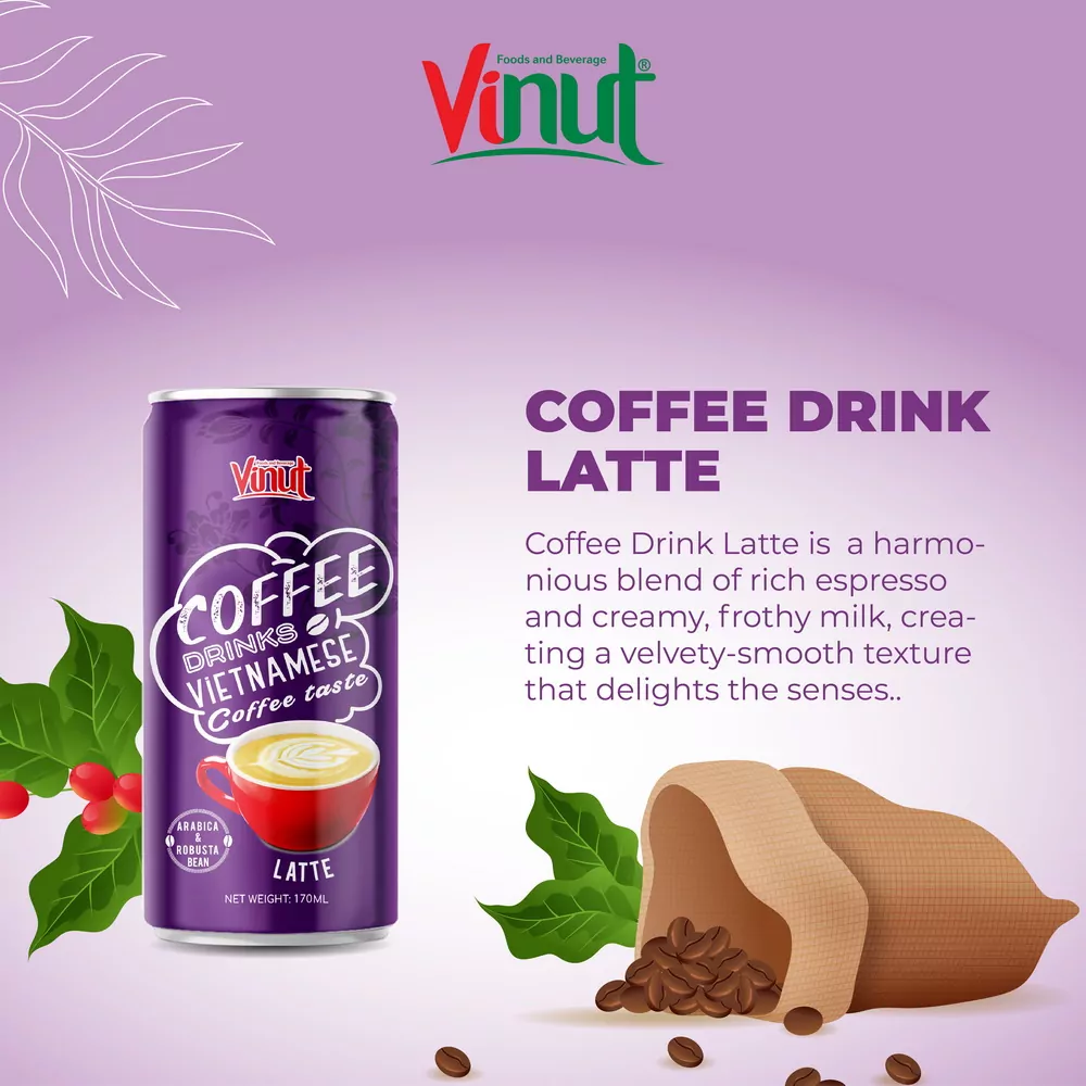 170ml VINUT Arabica & Robusta Coffee Latte drink