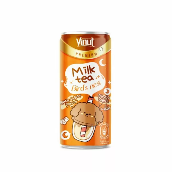 Black Sugar Milk Tea with Bird's Nest Premium - Can 6.42 fl oz -img-2