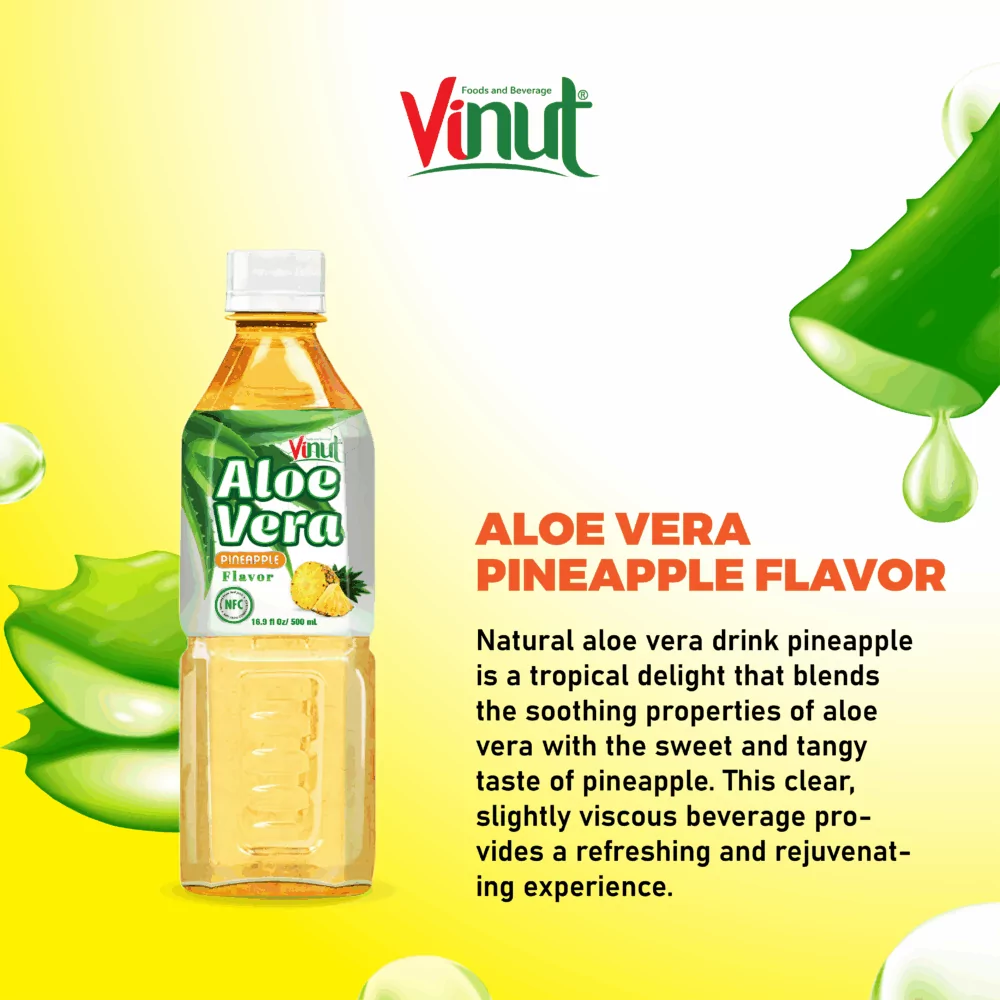 Aloe 500ml Pet Pineapple 01