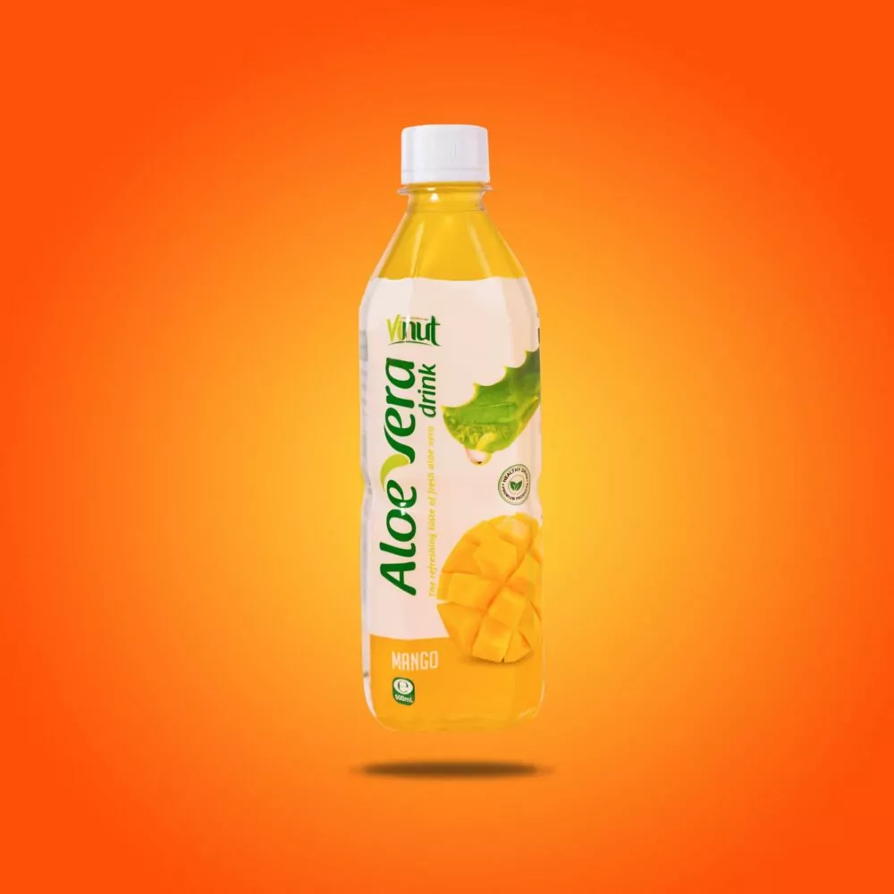 Aloe Vera Drink With Mango Flavors 500ml Bottle 2022 mode