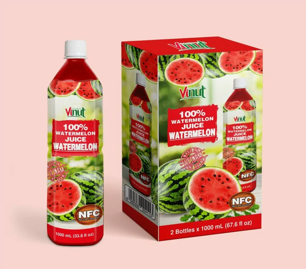 VINUT Watermelon Juice 1000ml Bottle 1