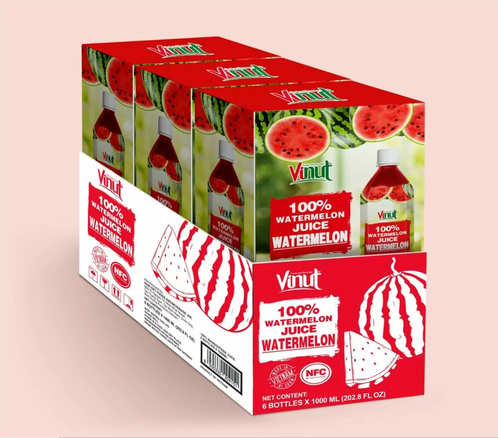 VINUT Watermelon Juice 1000ml Bottle 2