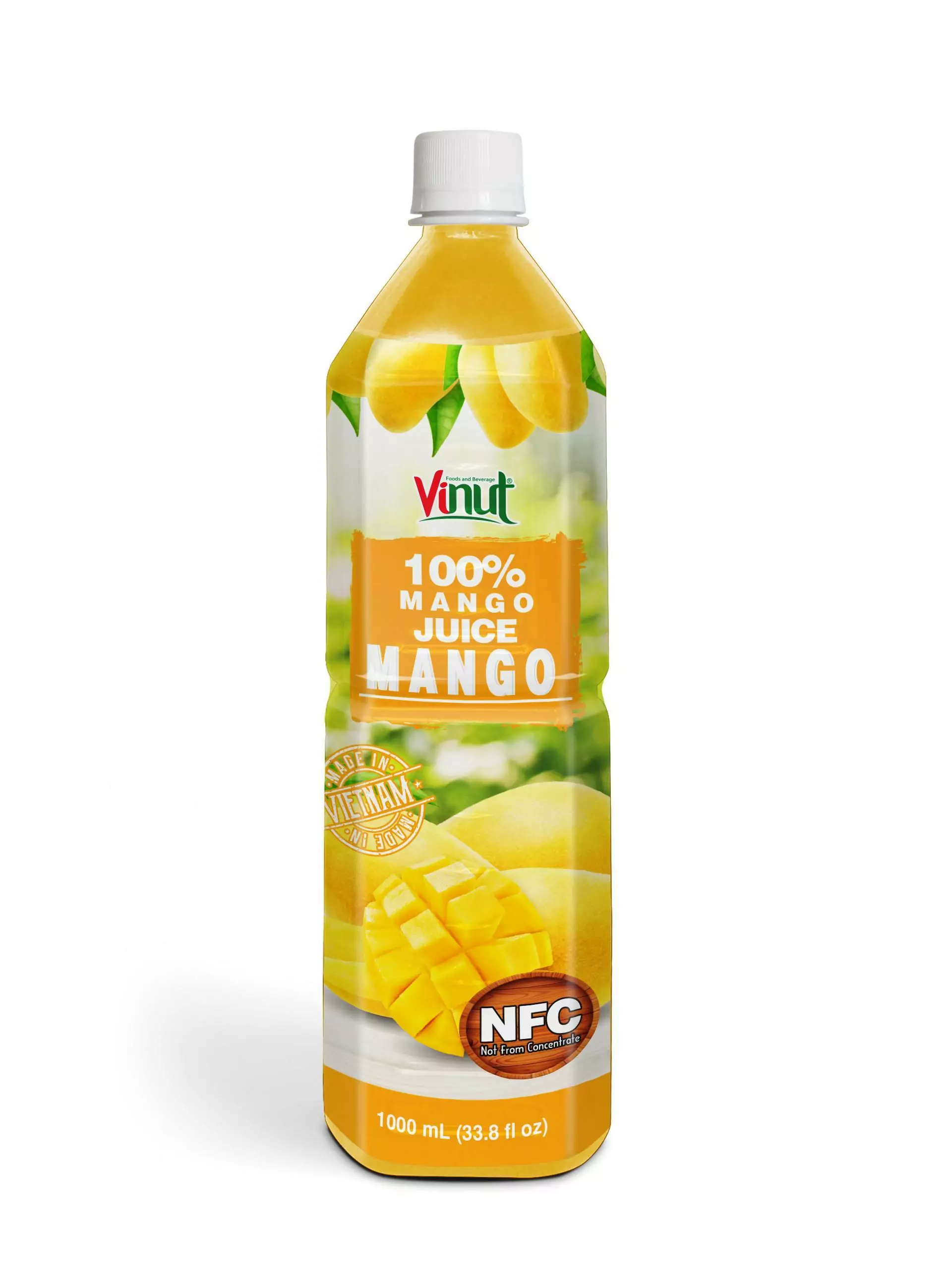 VINUT 100% Mango Juice 1000ml Bottle - Image 3