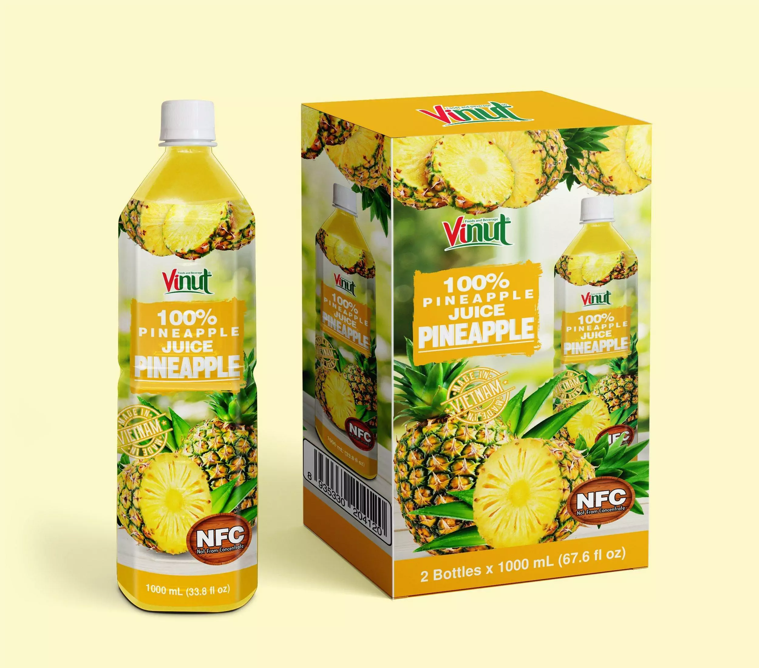pineapple juice drink 1000ml bottle