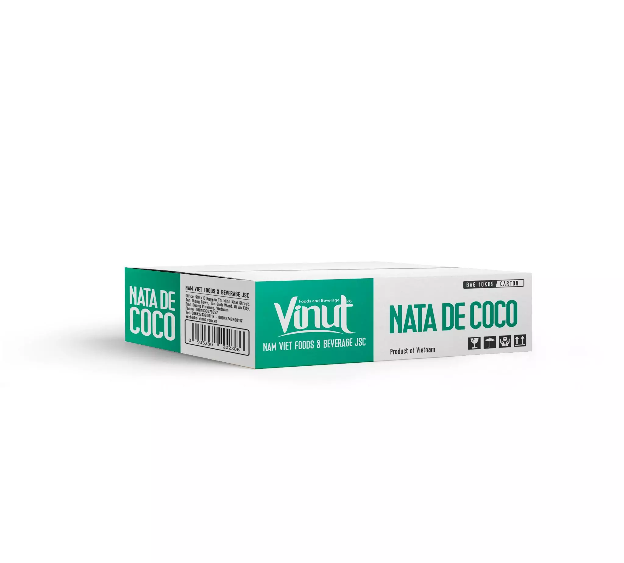 10Kg VINUT Nata de coco Sugar Free (Cubes 4x4mm) - Image 4