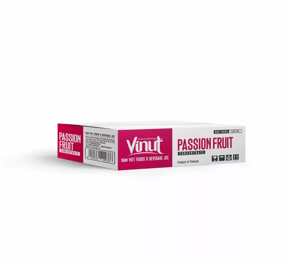 Carton passion fruit concentrate 10kg