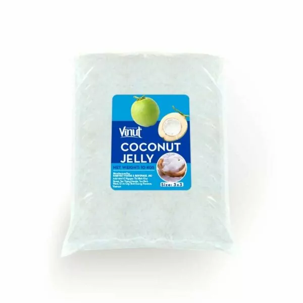 Coconut Jelly size 3x3 in 10kg PE Bag