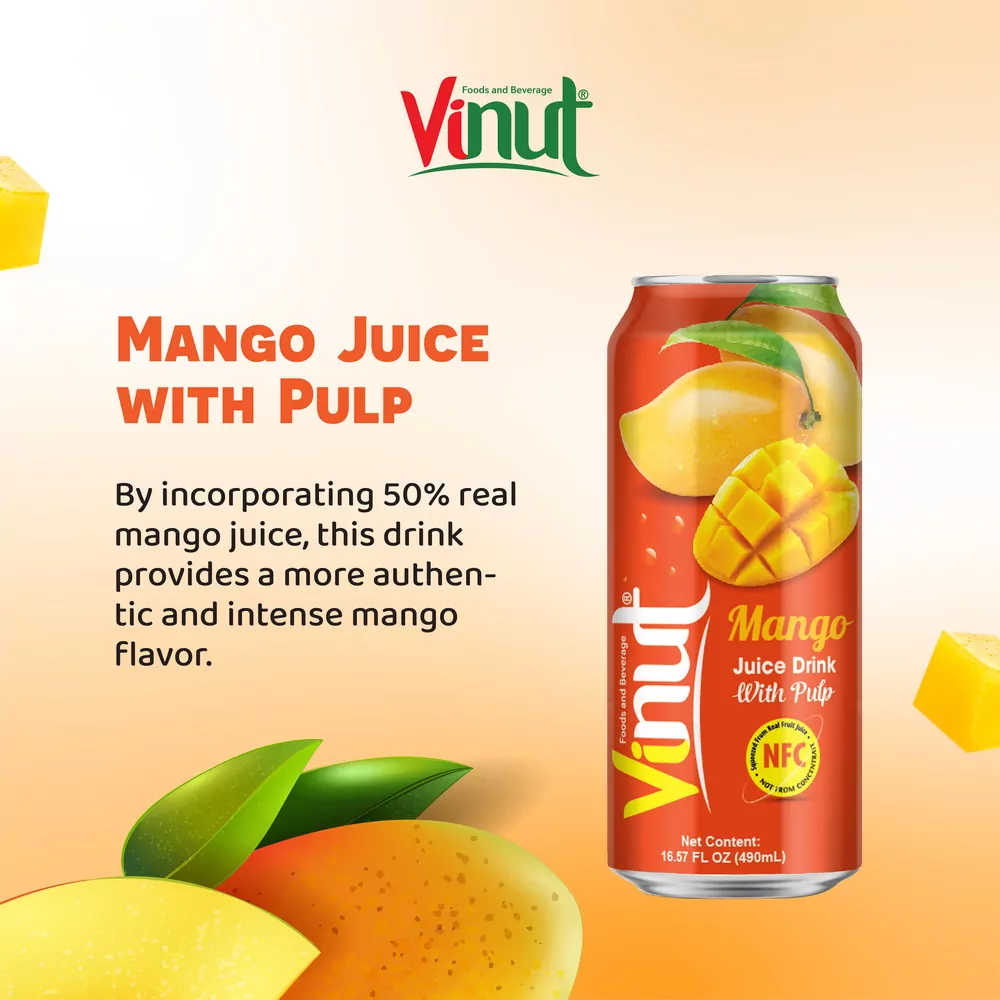 Mango Juice with Pulp 490ml 01
