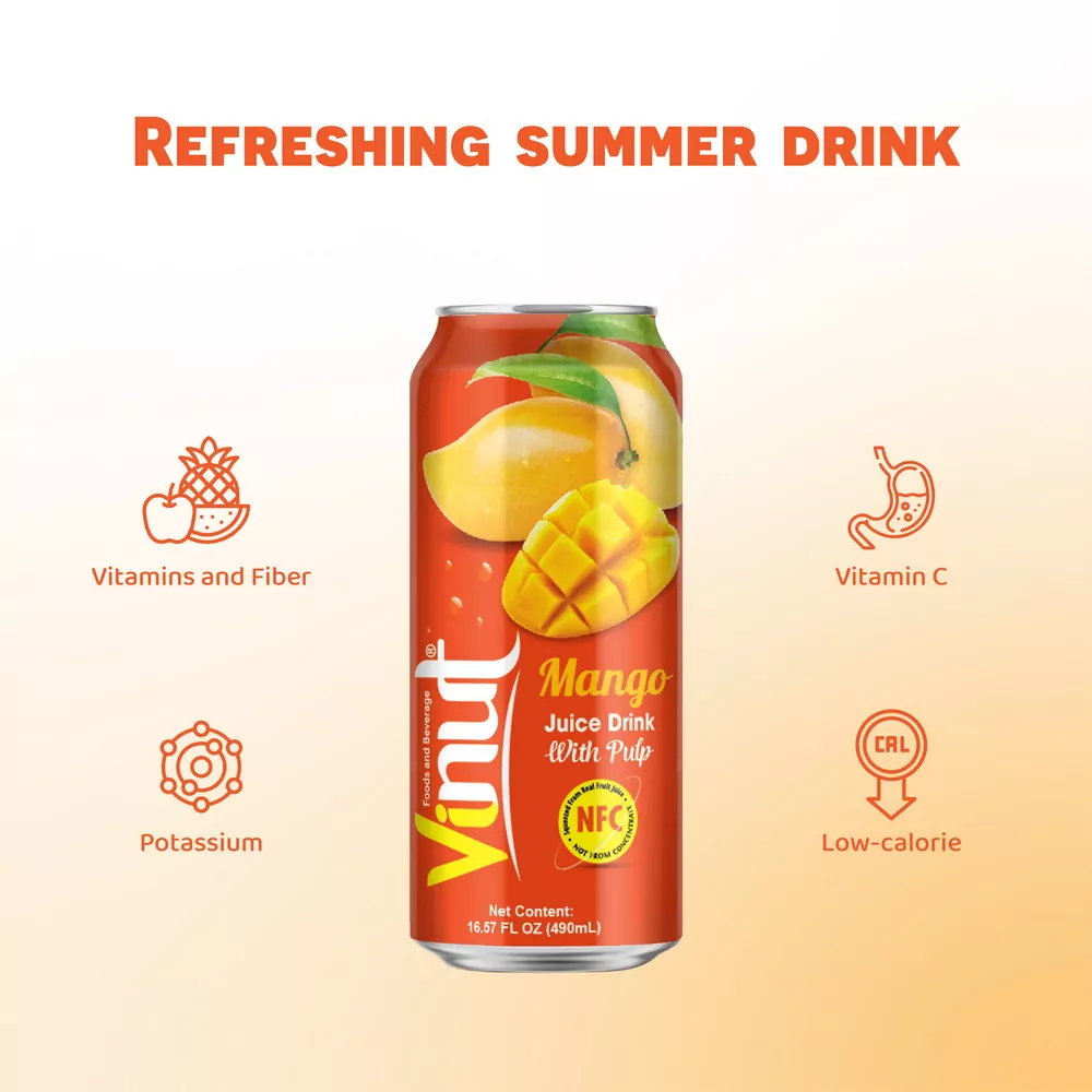 Mango Juice with Pulp 490ml 02